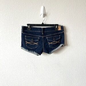 Abercrombie&Fitch low rise dark denim shorts
